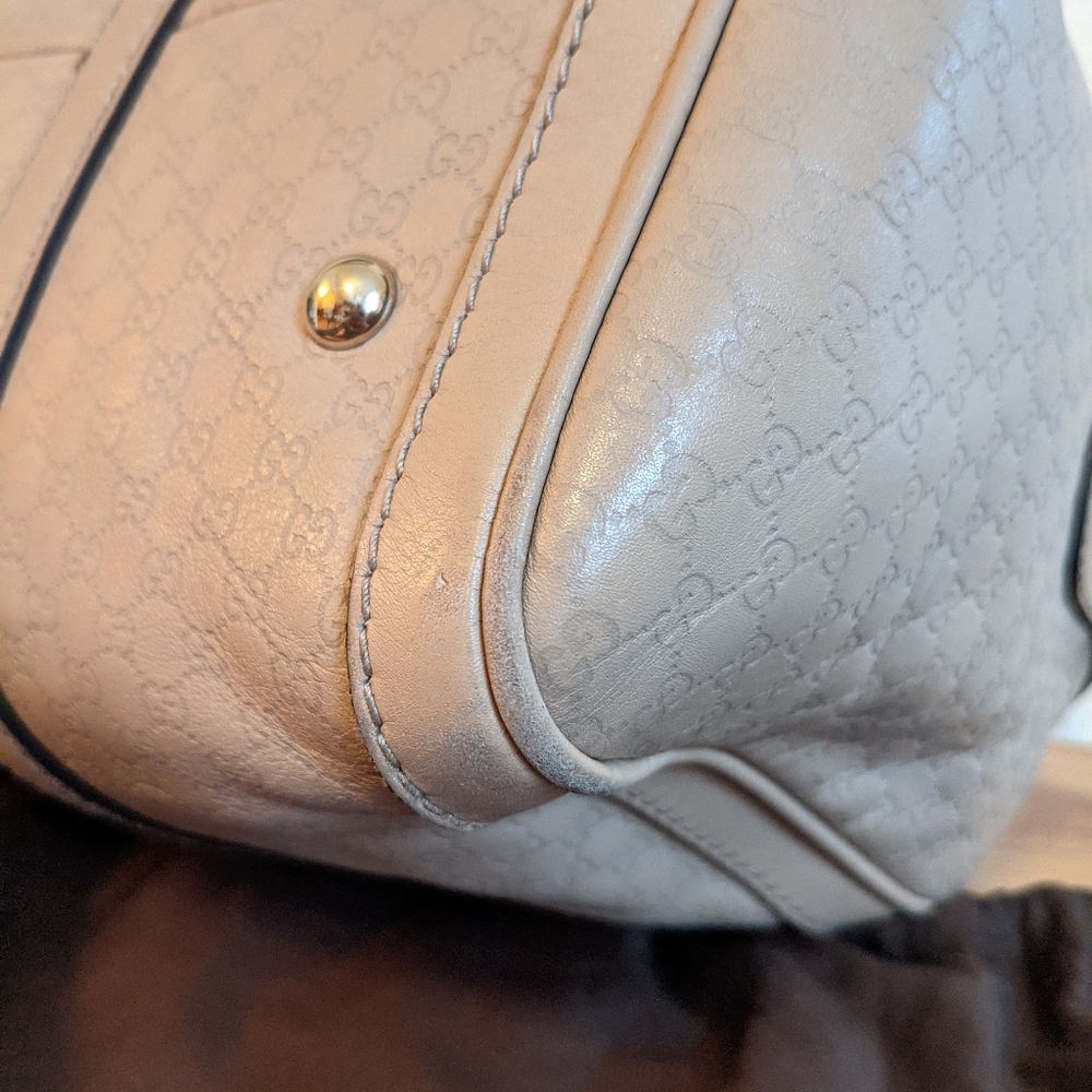Gucci Guccissima Boston leather bag - Picture 11 of 14